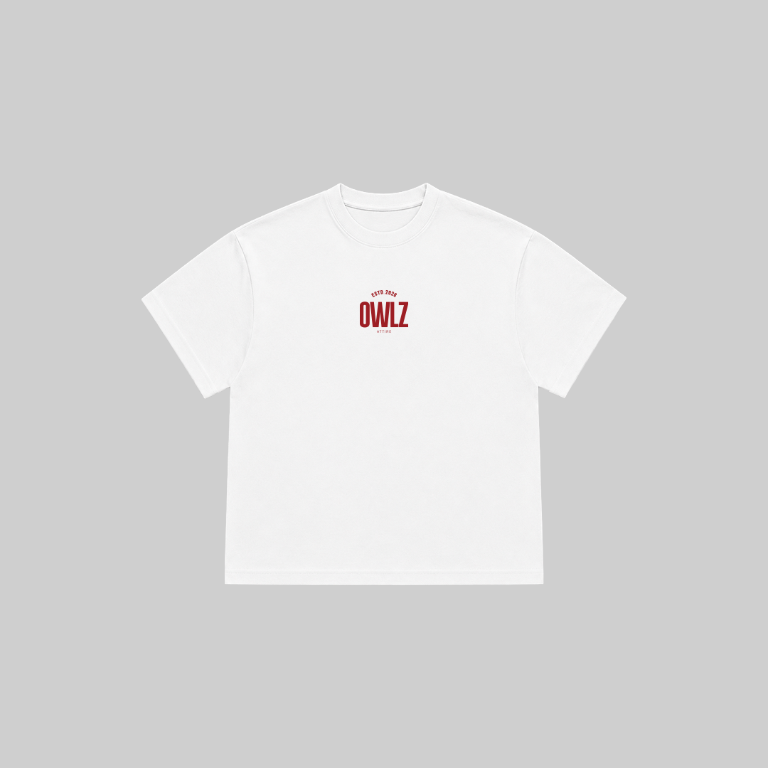 NO HATE JUST OWLZ BOXY TEE