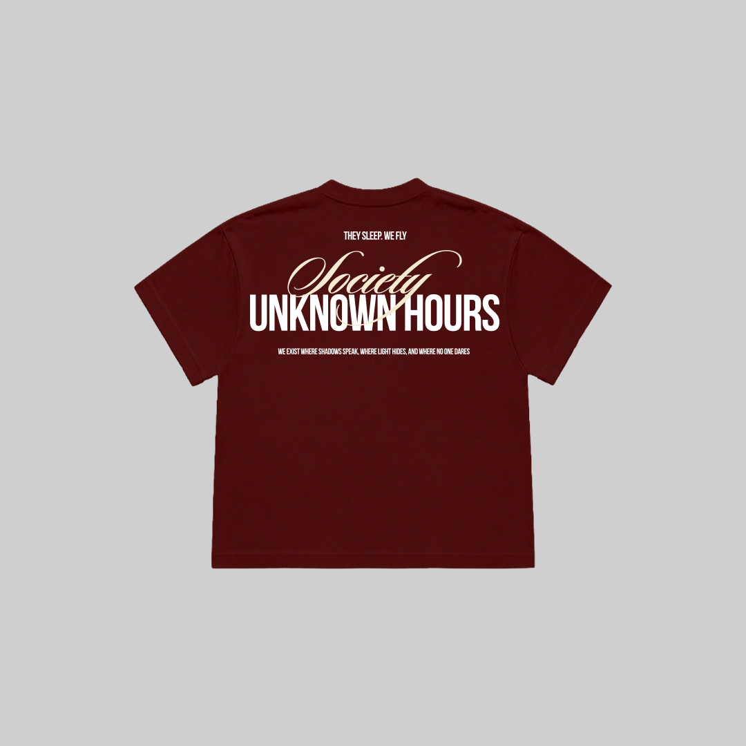 UNKNOWN HOURS BOXY TEE